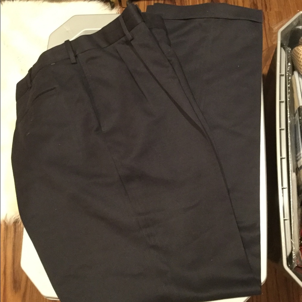 Croft & Barrow men’s black dress pants 36/34